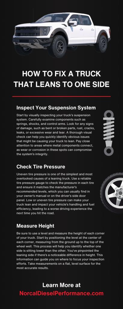 How To Fix a Truck That Leans to One Side