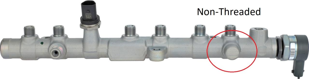 0 445 226 23D Fuel Rail - 1 Threaded Port