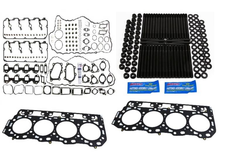 2004.52007 LLY LBZ Duramax Head Gasket Grade C Top End ARP Stud Kit 6.6L