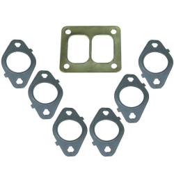 BD Diesel - BD Diesel Gasket Set, Exhaust Manifold T4 Mount -  Dodge 1998.5-2017 5.9L/6.7L 1045986-T4