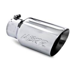 MBRP Exhaust - MBRP Exhaust Tip, 6" O.D. Dual Wall Angled  4" inlet  12" length, T304 T5072