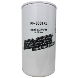 FASS - FASS PF-3001XL Particulate Fuel Filter - Use with XWS-1002