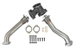 Spoologic - SPOOLOGIC 304SS Exhaust Up-Pipes Kit For 99.5-03 7.3L Powerstroke
