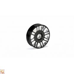 Fleece Performance - 2003-2018 Cummins Upper Fan Pulley Idler Black Finish Contrast Cut Fleece Performance