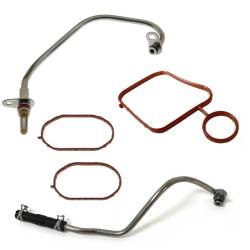 Norcal Diesel Performance Parts - Ford 6.7L Turbo Oil and Coolant Line Kit 2015-2016 F250/F350