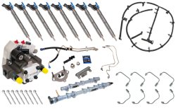 Norcal Diesel Performance Parts - Fuel System Contamination Kit with DCR Conversion Kit for 2011 - 2014 6.7L Powerstroke