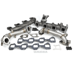 PPE Diesel - PPE High-Flow Manifolds & Up-Pipes Kit for 2017–2025 L5P Duramax RAW