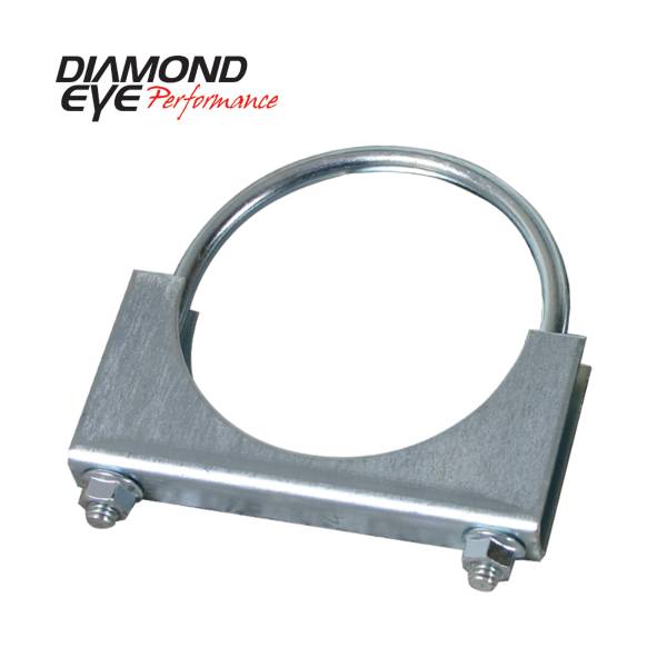 Diamond Eye Performance - Diamond Eye Performance PERFORMANCE DIESEL EXHAUST PART-3in. ZINC COATED U-BOLT SADDLE CLAMP 454002