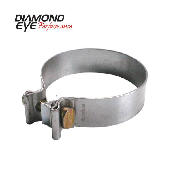 Diamond Eye Performance - Diamond Eye Performance, 3.5"  TORCA BAND CLAMP - ALUMINIZED - BC350A