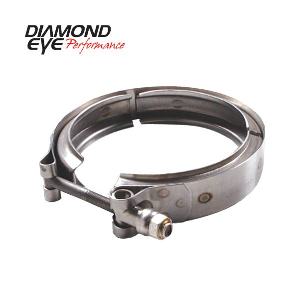Diamond Eye Performance - Diamond Eye Performance PERFORMANCE DIESEL EXHAUST PART-V-BAND CLAMP FOR HX40 STYLE TURBO VC400HX40