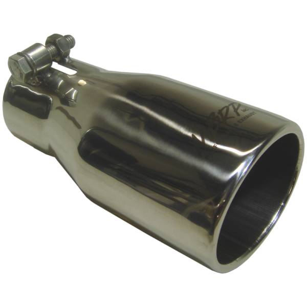 MBRP Exhaust - MBRP Exhaust Tip, 3 3/4" O.D. Oval 2 1/2" inlet 7 1/16" length, T304 T5116