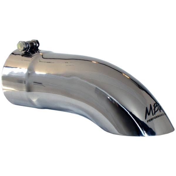 MBRP Exhaust - MBRP Exhaust Tip, 4" O.D.  Turn Down  4" inlet  12" length, T304 T5081
