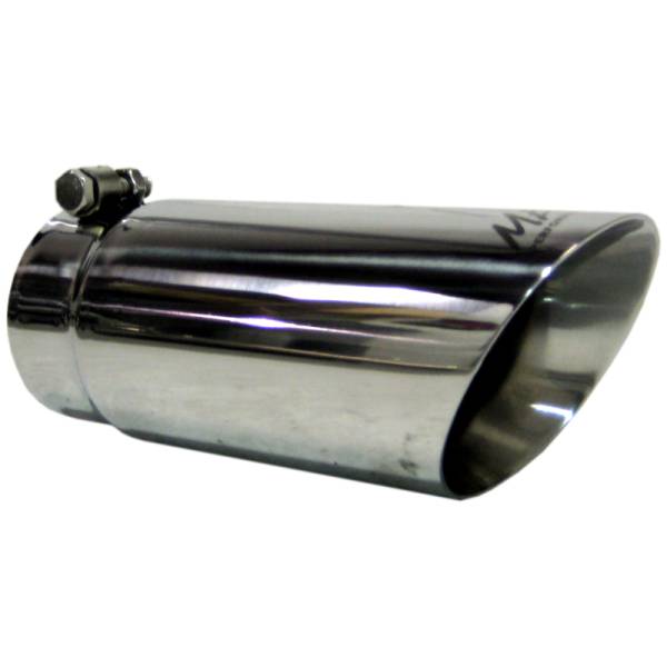 MBRP Exhaust - MBRP Exhaust Tip, Dual Wall Angled, 3.5" Inlet,  4" O.D.  10" length, T304 T5110