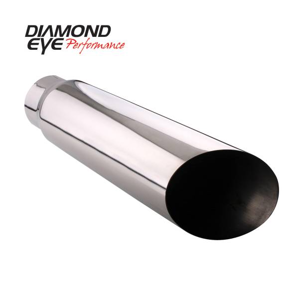 Diamond Eye Performance - Diamond Eye Performance TIP; BOLT-ON ANGLE CUT; 5in. ID X 6in. OD X 18in. LONG; 5618BAC