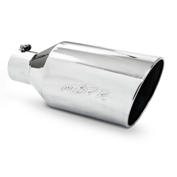 MBRP Exhaust - MBRP Exhaust Tip, 8" O.D., Rolled End, 4" inlet 18" in length, T304 T5128