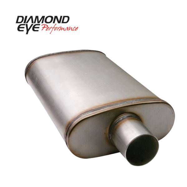Diamond Eye Performance - Diamond Eye Performance PERFORMANCE DIESEL EXHAUST PART-3.5in. 409 STAINLESS STEEL PERFORMANCE PERFORATE 360010