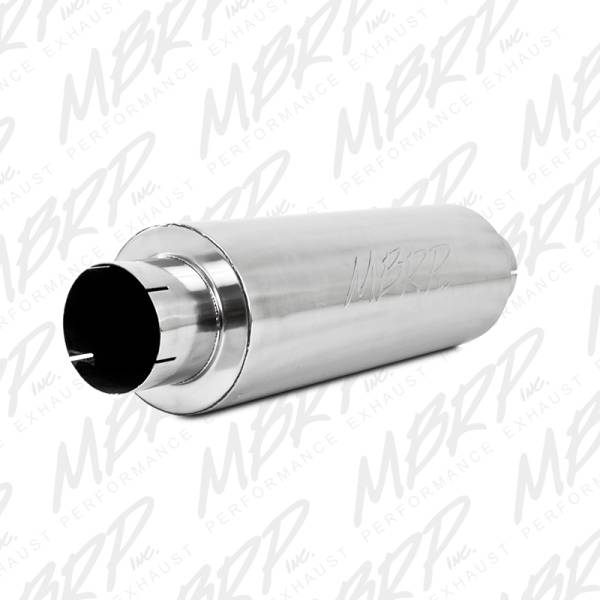 MBRP Exhaust - MBRP Exhaust Quiet Tone Muffler, 5" In/Out, 8" Dia. Body, 31" Overall, AL M2220A