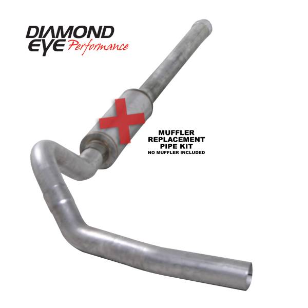 Diamond Eye Performance - Diamond Eye Performance 2006-2007.5 CHEVY/GMC 6.6L DURAMAX 2500/3500 (ALL CAB AND BED LENGTHS) 4in. ALUM K4122A-RP