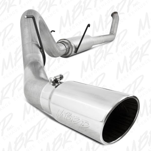MBRP Exhaust - MBRP Exhaust 4" Turbo Back, Single Side (4WD only), AL
