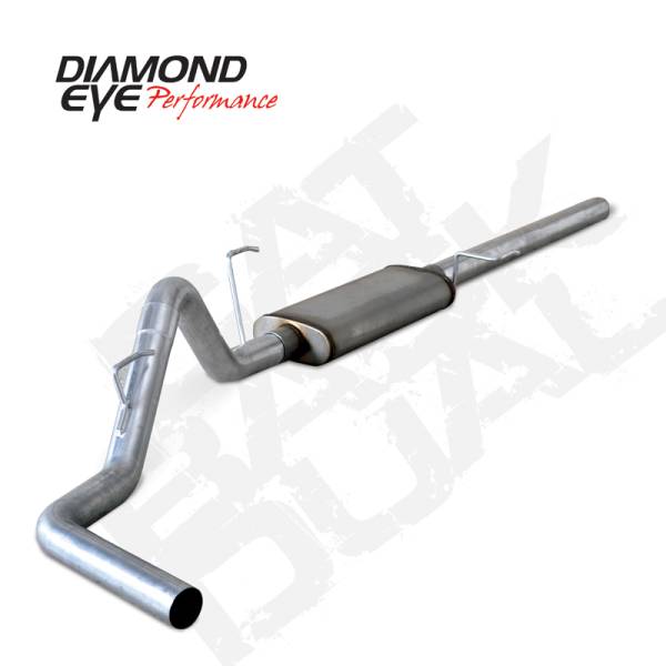 Diamond Eye Performance - Diamond Eye Performance 2004-2008 FORD 150 5.4L 3" STAINLESS CAT BACK SINGLE K3320S