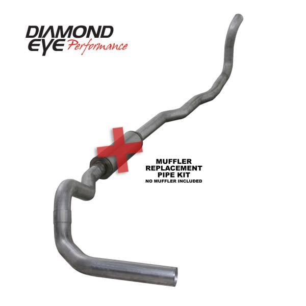 Diamond Eye Performance - Diamond Eye Performance 1989-1993 DODGE 5.9L CUMMINS 2500/3500 (ALL CAB AND BED LENGTHS)-4in. ALUMINIZED K4211A-RP