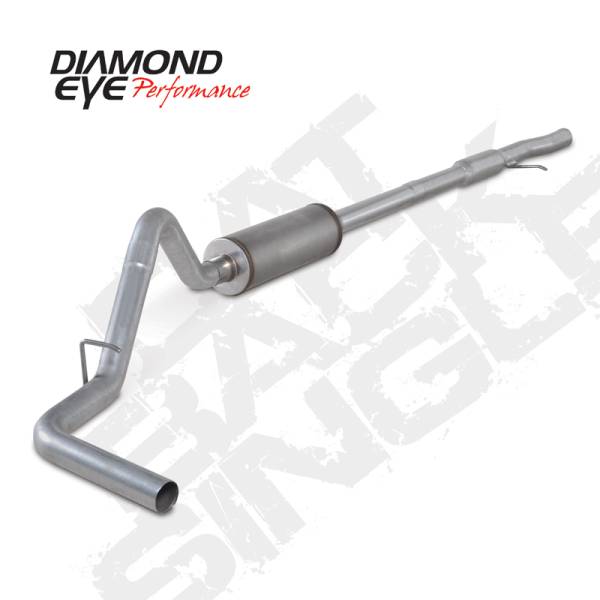 Diamond Eye Performance - Diamond Eye Performance 2015-2016 CHEVY 1500 4.3L & 5.3L 3" ALUMINIZED CAT BACK SINGLE K3124A