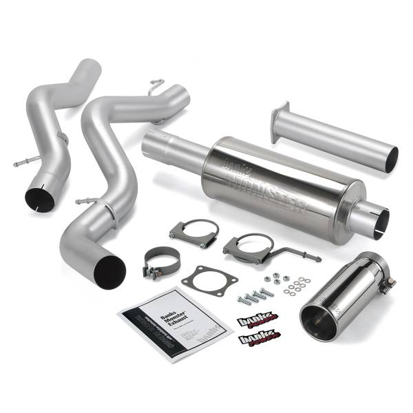 Banks Power - Banks Power Monster Exhaust System, Single Exit, Chrome Tip 48632