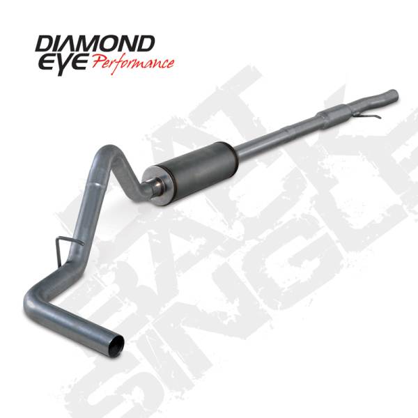 Diamond Eye Performance - Diamond Eye Performance 2015-2016 CHEVY 1500 4.3L & 5.3L 3" STAINLESS CAT BACK SINGLE K3124S