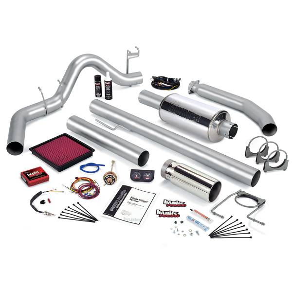 Banks Power - Banks Power Stinger Bundle, Power System with Single Exit Exhaust, Chrome Tip 49369
