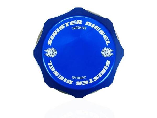Sinister Diesel - Sinister Diesel Coolant Reservoir (Degas) Cap for 1994-2016 Powerstroke 7.3L/6.0L/6.4L/6.7L