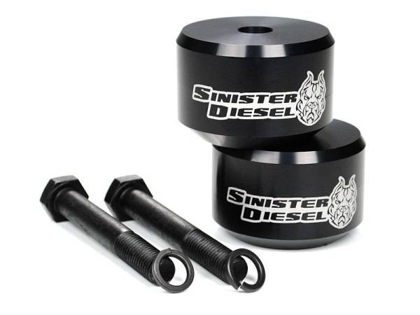 Sinister Diesel - Sinister Diesel Leveling Kit for Ford Powerstroke 2005-2016 Black (4wd Only)