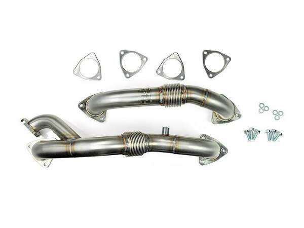 Sinister Diesel - Sinister Diesel Up-Pipes for Ford 6.4L 2008-2010 w/ EGR Provision (Raw)