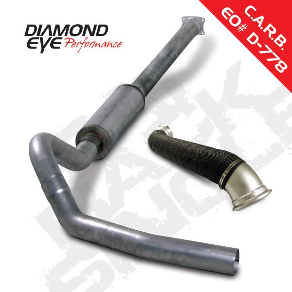 Diamond Eye Performance - Diamond Eye Performance 2004-2005 CHEVY 6.6L LLY DURAMAX 2500/3500 (ALL CAB AND BED LENGHTS)-4in. SS K4120S