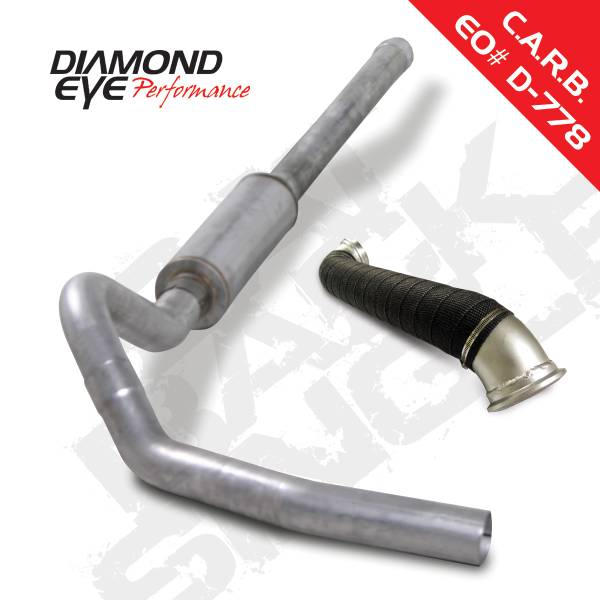 Diamond Eye Performance - Diamond Eye Performance 2006-2007 CHEVY 6.6L LBZ DURAMAX 2500/3500 (ALL CAB AND BED LENGHTS)-4in. ALUMIN K4127A