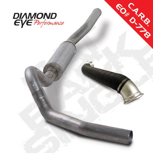 Diamond Eye Performance - Diamond Eye Performance 2006-2007 CHEVY 6.6L LBZ DURAMAX 2500/3500 (ALL CAB AND BED LENGHTS)-4in. SS K4127S