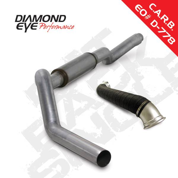 Diamond Eye Performance - Diamond Eye Performance 2006-2007 CHEVY 6.6L LBZ DURAMAX 2500/3500 (ALL CAB AND BED LENGHTS)-5in. ALUMIN K5123A