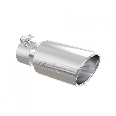 MBRP Exhaust - MBRP Exhaust Tip, 4" O.D., Angled Rolled End, 3" inlet, 10" length, T304, T5155