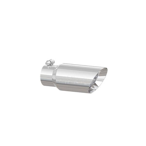 MBRP Exhaust - MBRP Exhaust Tip, 4" O.D., Dual Wall Angled, 3" inlet, 10" length, T304, T5156