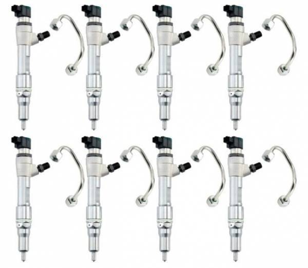 Alliant Power - Set Of 8 Re-Manufactured Fuel Injectors Nozzle Piezo 08-10 Ford 6.4L Powerstroke Diesel - Alliant