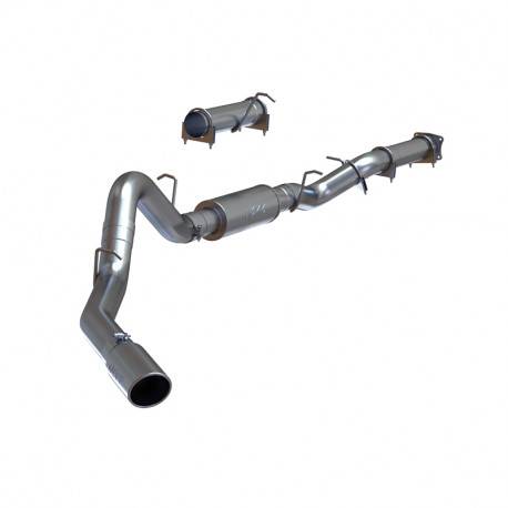 MBRP Exhaust - MBRP Exhaust 4" Cat Back, Single Side, Aluminized Steel 2001-2005 Chevy GMC Duramax 6.6