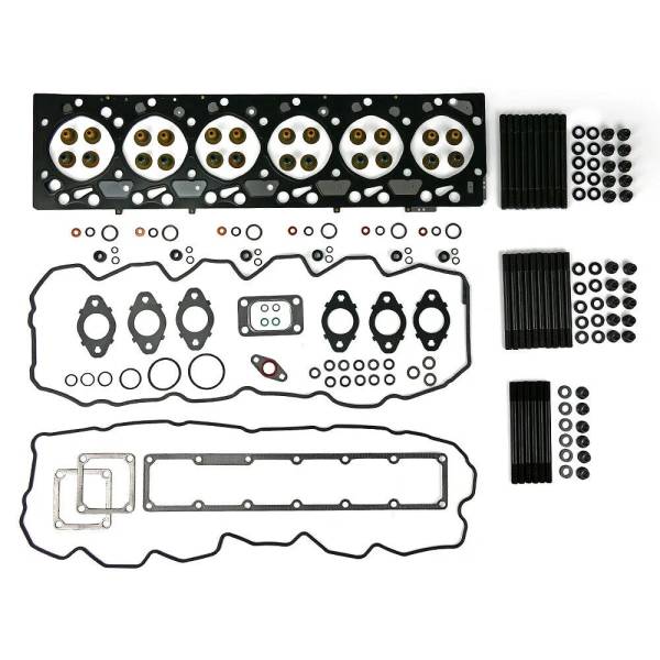 TrackTech Fasteners - TrackTech Complete Cylinder Head Gasket / Studs Service Kit for 03-07 5.9L Cummins 24V