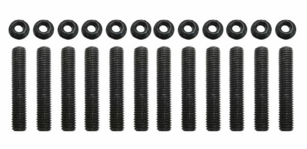 TrackTech Fasteners - TrackTech Exhaust Manifold To Cylinder Head Mounting Studs / Nuts For 89-20 5.9L 6.7L Cummins 12V 24V