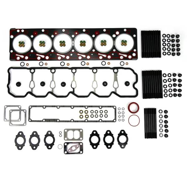 TrackTech Fasteners - TrackTech Complete Top End Cylinder Head Gasket / Studs Service Kit for 98.5-02 5.9L Cummins 24V