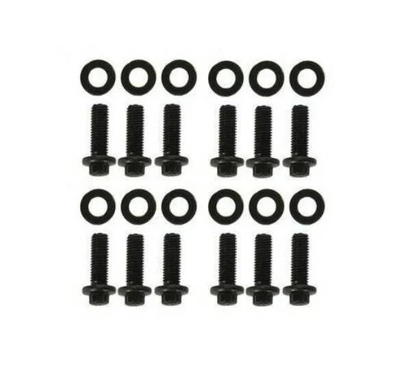 TrackTech Fasteners - TrackTech Up-Pipe Bolts + Washers for 01-16 LB7 LLY LBZ LMM LML Duramax