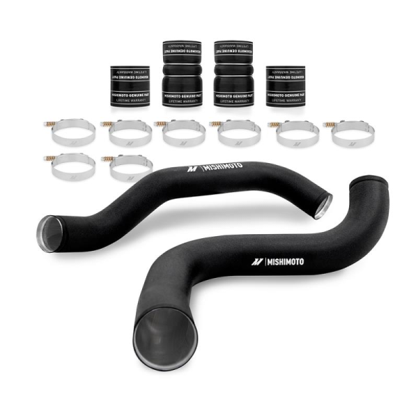 Mishimoto - Mishimoto Intercooler Pipe and Boot Kit for Ford 7.3L Powerstroke 1999-2003 - Wrinkle Black
