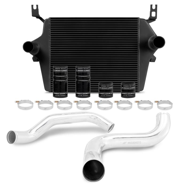 Mishimoto - Mishimoto Intercooler kit for Ford 7.3L Powerstroke 1999–2003 - Black / Polished Pipes