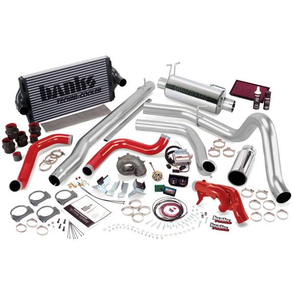Banks Power - Banks PowerPack Bundle for 1999 Ford F250/F350 7.3L Power Stroke, Auto Trans, Chrome Tip