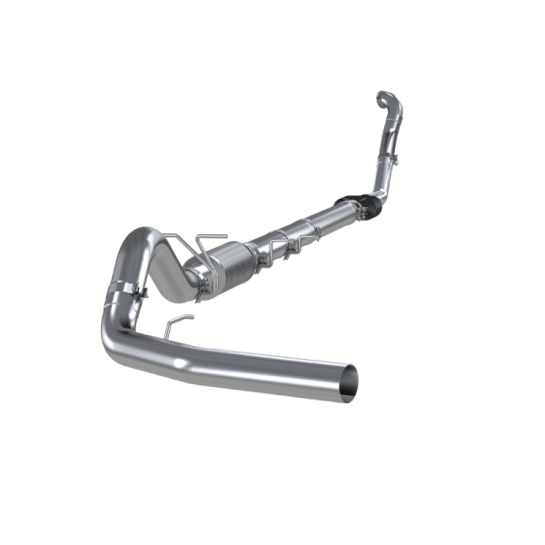 MBRP Exhaust - MBRP 4" Turbo Back, Single Side Exit (Aluminized 3" downpipe) S6218P