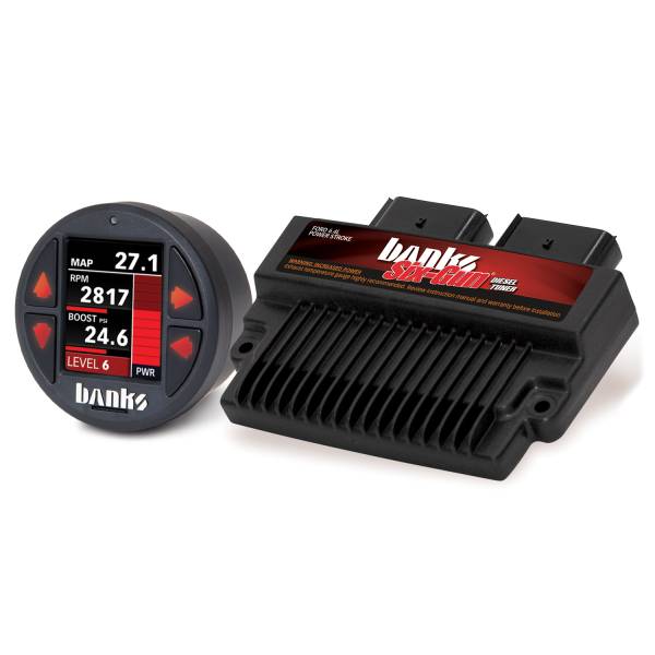 Banks Power - Six-Gun Diesel Tuner with Banks iDash 1.8 Super Gauge for use with 2008-2010 Ford 6.4L Banks Power