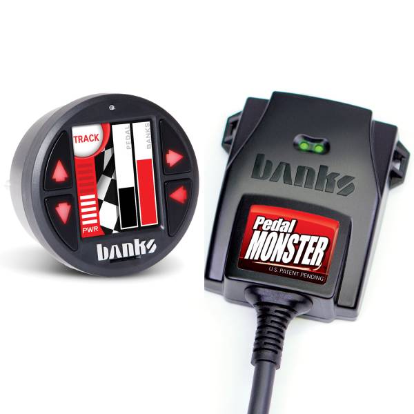 Banks Power - PedalMonster Throttle Sensitivity Booster with iDash SuperGauge for many Cadillac Chevy/GMC Chrysler Dodge/Ram Ford Jeep Lincoln Mazda